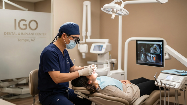 all-on-4 dental implants procedure at IGO Dental Tempe with Dr. Han Choi