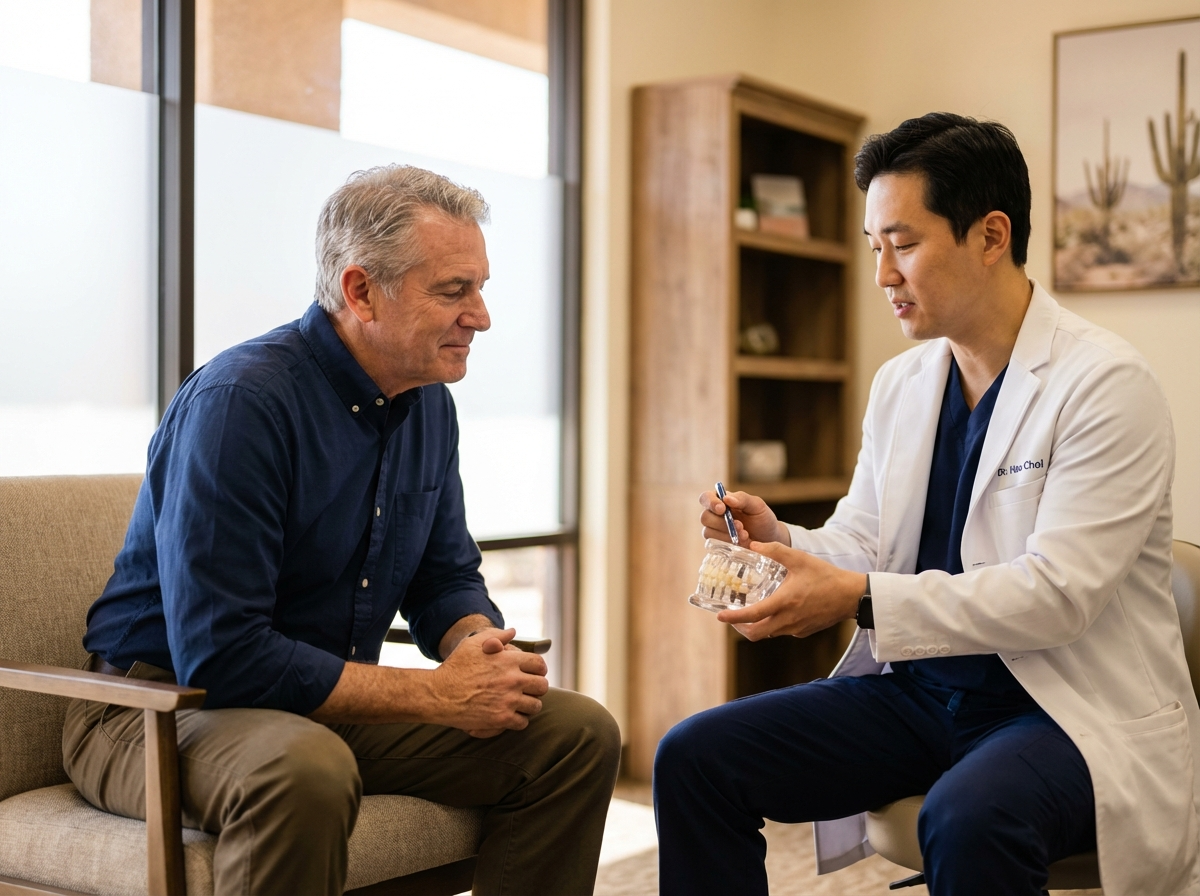 Patient enjoying life after all-on-4 dental implants at IGO Dental