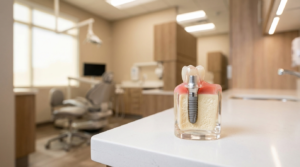 dental implants model at IGO Dental Tempe