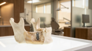 bone grafting dental model at IGO Dental Tempe