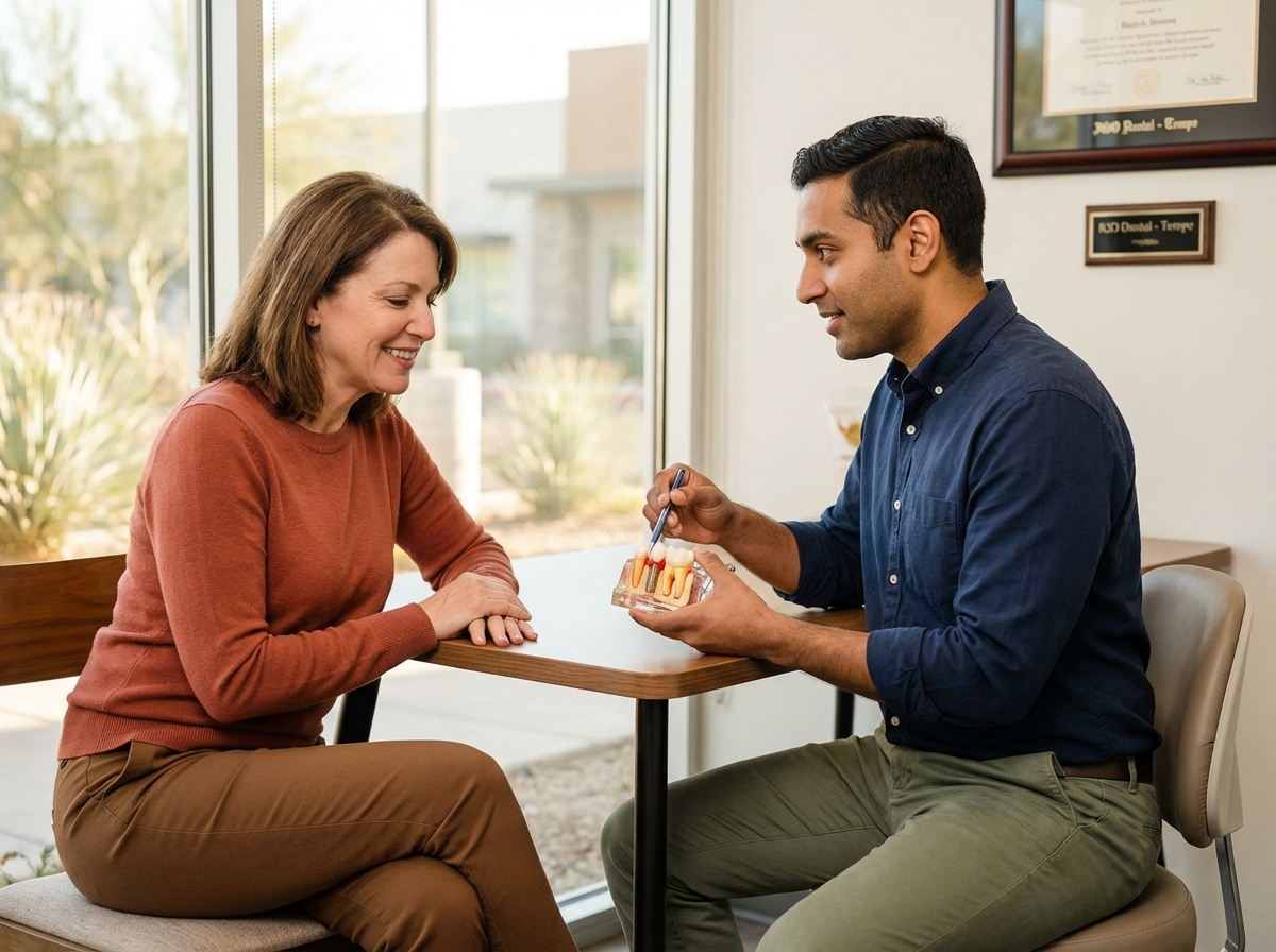 Patient enjoying life after gum disease treatment at IGO Dental