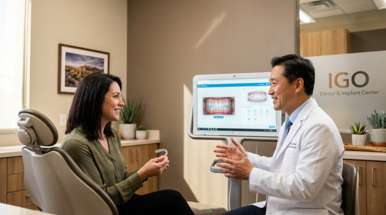 Free invisalign clear aligners consultation at IGO Dental Tempe